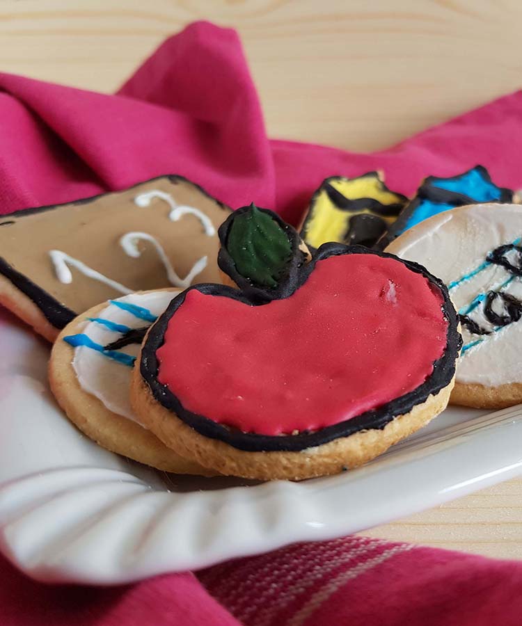 Biscotti del primo giorno per la merenda dolce degli studenti di Scuola Secondaria di I grado a cura di Gabriella Rizzo | Homework & Muffin