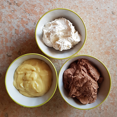 Crostata sablé alle due creme per la merenda dolce degli studenti della Scuola Secondaria di I grado a cura di Gabriella Rizzo