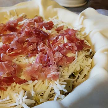 Tortino ai carciofi e speck: ricetta per la merenda salata per gli alunni della Scuola Secondaria di I grado a cura di Gabriella Rizzo | Homework & Muffin