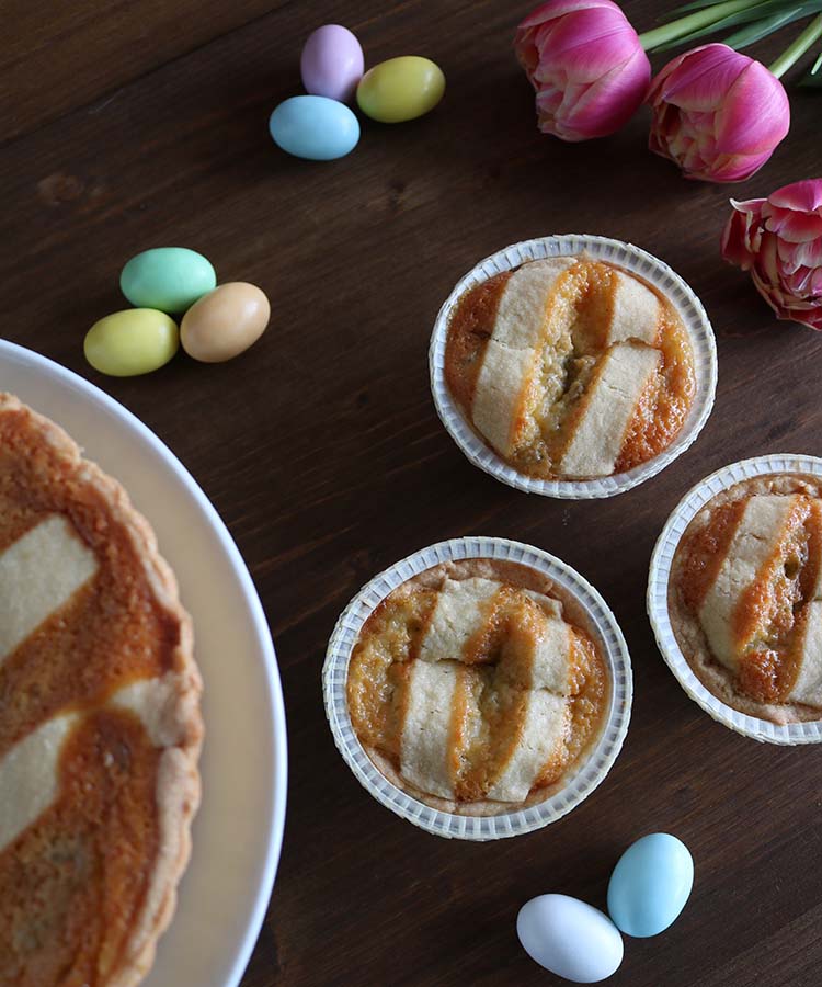 Pastiera con cuore di pistacchio, merenda dolce nelle vacanze pasquali per gli alunni della scuola secondaria di I grado | Homework & Muffin