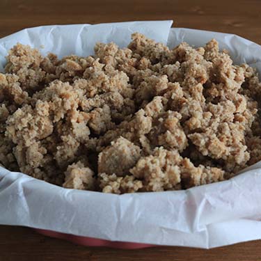 Ricetta della Pizza di pane nero di segale con salsiccia di Bra e tartufo, partecipante al contest Lo Pan Ner a cura di Gabriella Rizzo - Homework & Muffin