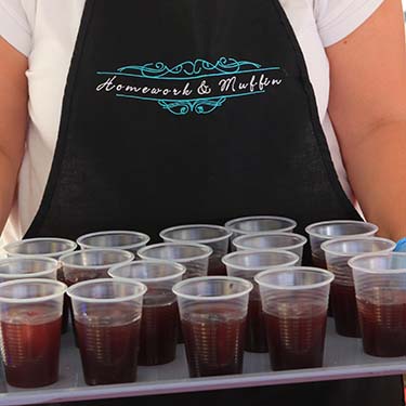 Insalata di Real Cappone di Racconigi al profumo di more di gelso, ricetta dello show cooking "Merenda all'ombra del castello" | Homework & Muffin