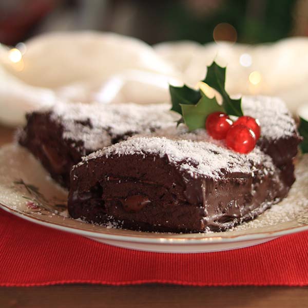Tronchetto Di Natale Al Cocco.Tronchetto Di Natale Al Cacao E Cocco Homewrok Muffin