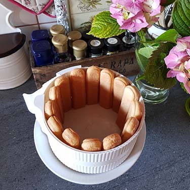 Charlotte estiva, ricetta per il contest DeGustiViniEuganei a cura di Gabriella Rizzo | Homework & Muffin
