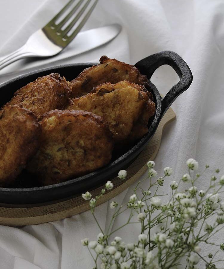 Friciulin di patate, funghi e robiola d'Alba, ricetta di Gabriella Rizzo per “Il viaggio dei sapori” ideato da Micaela Ferri e da AIFB | Homework & Muffin