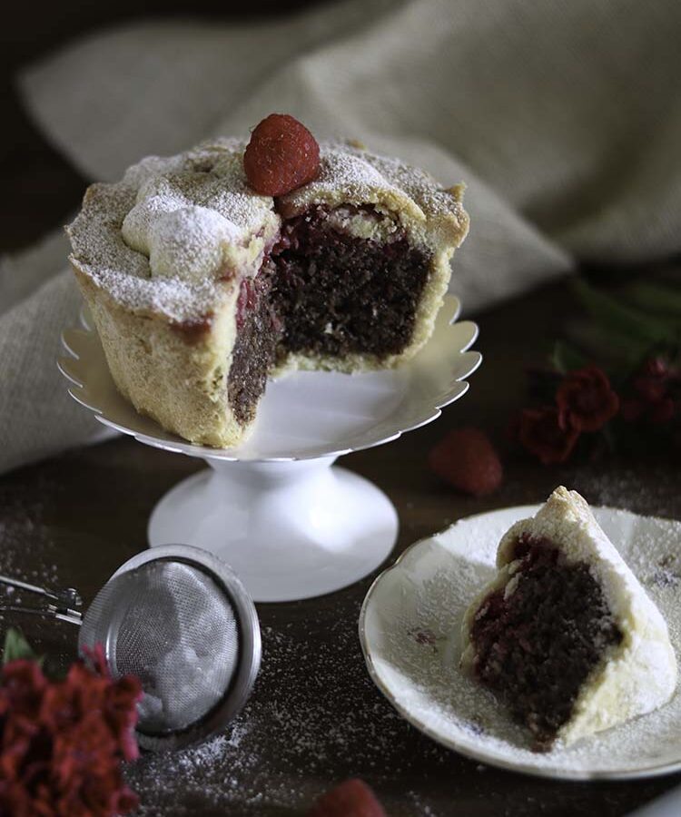 Crostatine ai lamponi e cocco, merenda dolce per il Viaggio dei Sapori promosso da AIFB, a cura di Gabriella Rizzo | Homework & Muffin