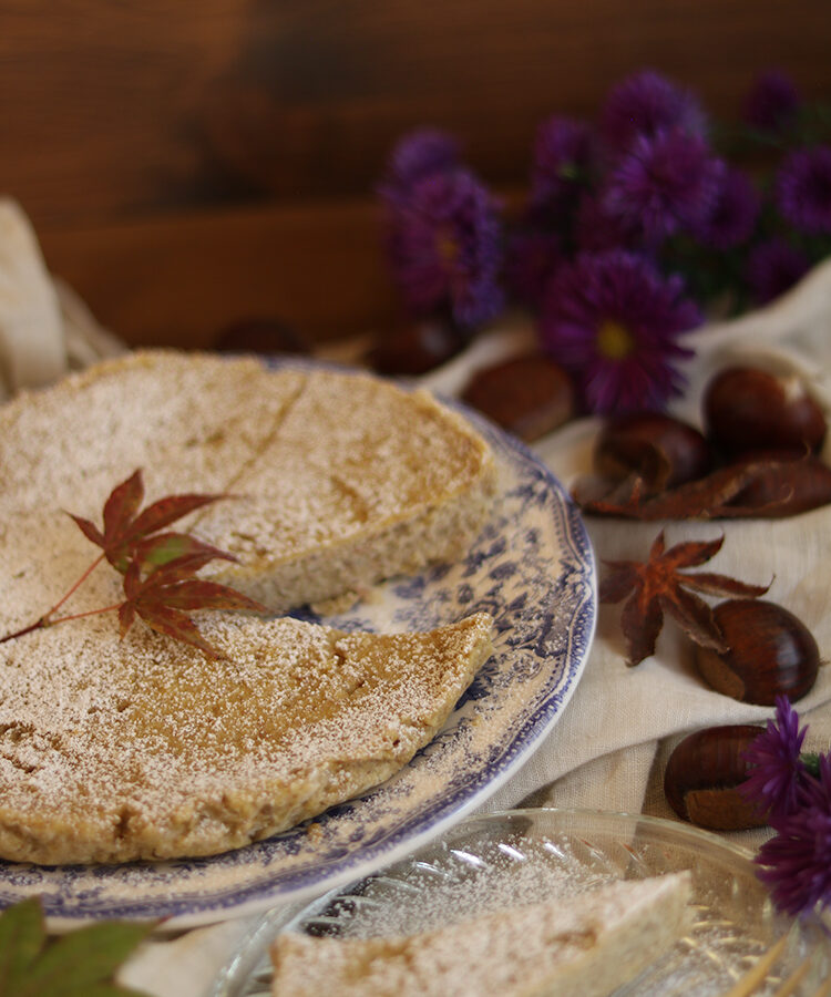 Torta di castagne, dolce con castagne della Val Varaita, per la merenda di grandi e piccini, a cura di Gabriella Rizzo | Homework & Muffin