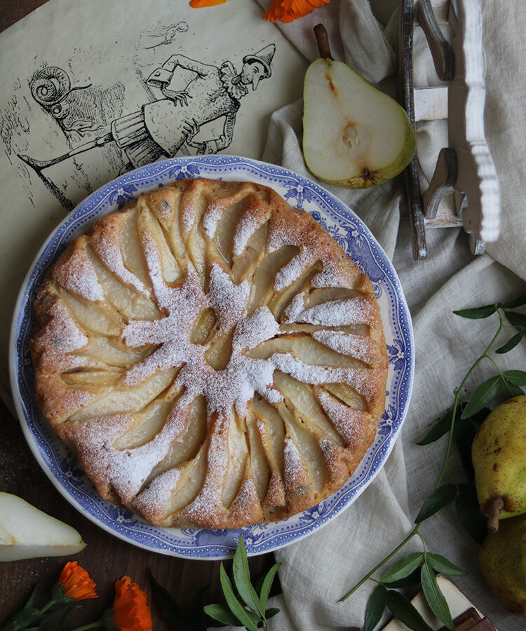 Pinocchio e la Torta di pere e cioccolato, ricetta per la rubrica #frameofbreak in occasione del Disney100, a cura di Gabriella Rizzo | Homework & Muffin