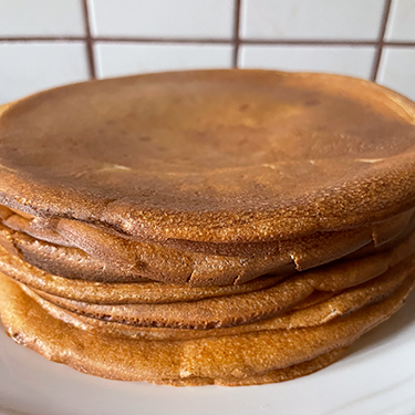 Crêpes di farro con crema di cicerchie e zucchine per DivinMangiando® in tour con la collaborazione di AIFB, a cura di Gabriella Rizzo | Homework & Muffin